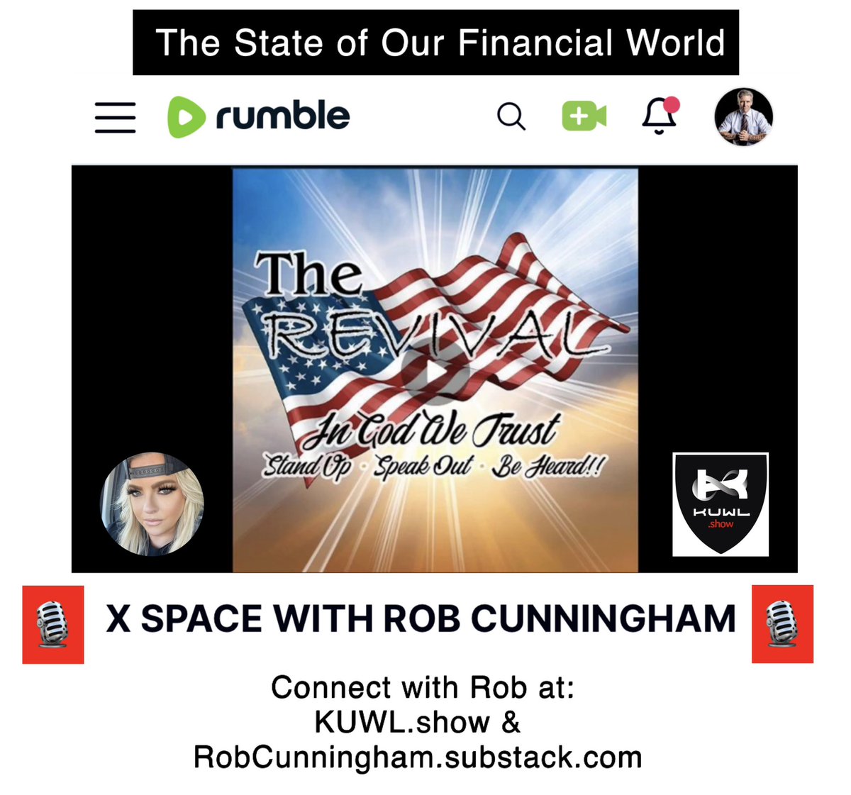 So very much enjoyed my time with @jenni_jerread discussing the Current State of Our Financial World with her & her online family! It was 100% #KUWL! Hear is my overview & our Q&A link: rumble.com/v4vzd9z-x-spac… @X #XRPArmy @Ripple @federalreserve #History #Money #Gold #Silver