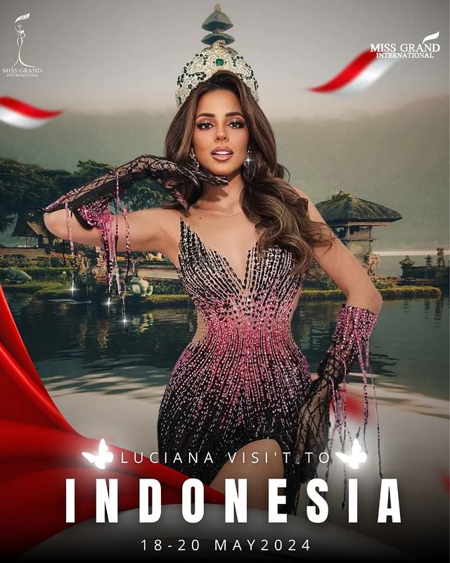 Luciana fuster Miss Grand Internacional in Indonesia 18 al 20 Mayo 👑