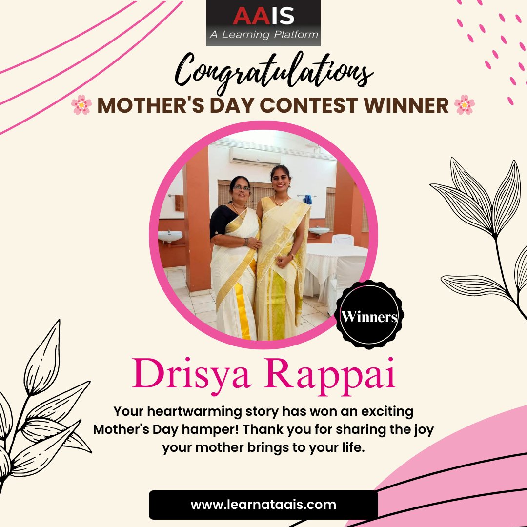 Hats off to Drisya Rappai🎉

Stay tuned for more updates and contests! 

#motherhood #mothersday #mother #momlife #love #momlove #motherlove #momlove #mothersdaycontest #celebratemom #momappreciation #motherhood #momandme
#mymommy #bestmom #momtribe #supermom
#momsrock #momlife