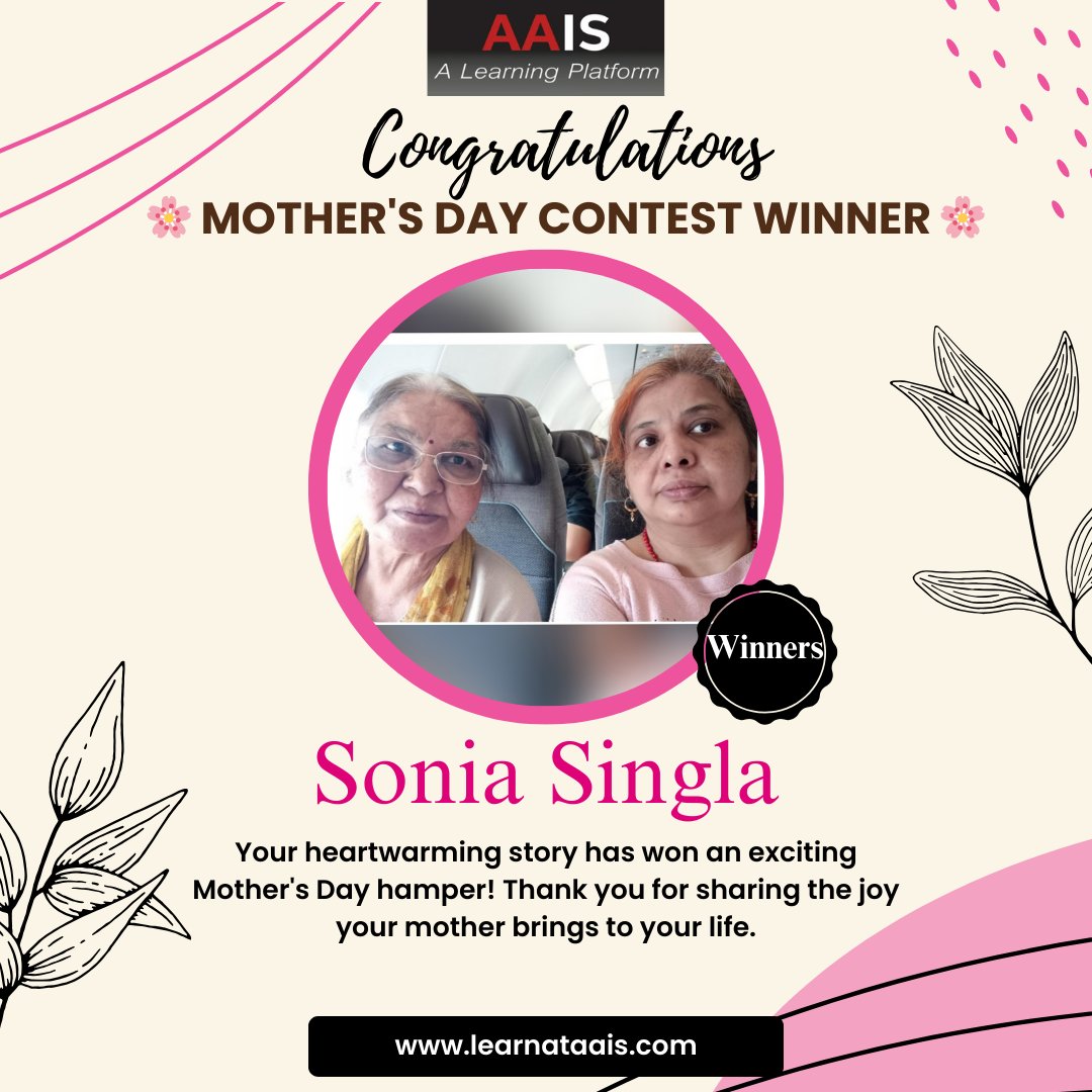 Hats off to Sonia Singla🎉

Stay tuned for more updates and contests! 

#motherhood #mothersday #mother #momlife #love #momlove #motherlove #momlove #mothersdaycontest #celebratemom #momappreciation #motherhood #momandme
#mymommy #bestmom #momtribe #supermom
#momsrock #momlife