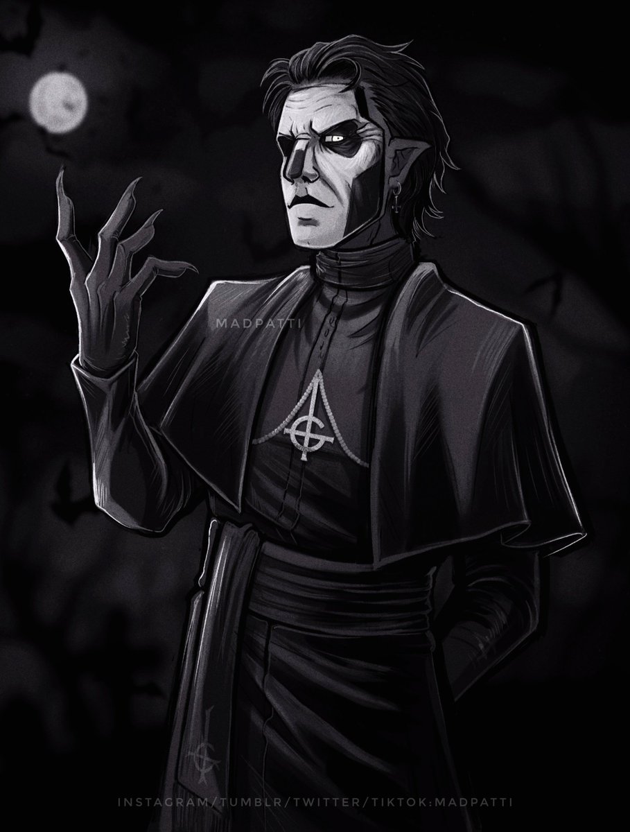 This was supposed to be Cardinal Terzo but I kinda forgot to not add his facepaint...And now I'm too lazy to remove it :'D