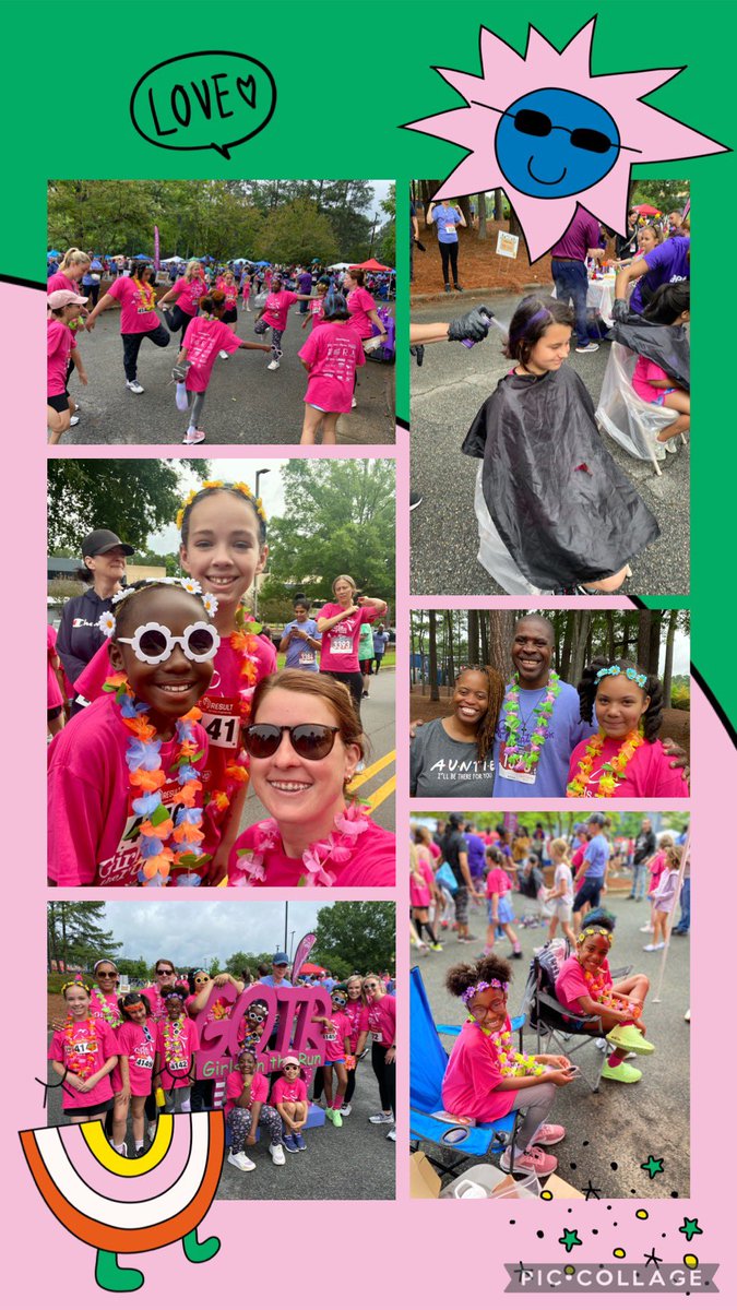 Today was a great day for the Triangle Girls on the Run 5K. We can not wait to pick back up with our @WakelonES girls in the fall✨✨