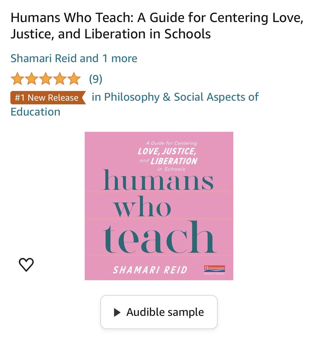 To everyone who has engaged with my new book, Humans Who Teach: I appreciate you. I just feel so full today. I’m here at the park reflecting and smiling. I truly hope this book moves us all closer to our humanity and to the world we all deserve. Thank you. This is ours. ❤️