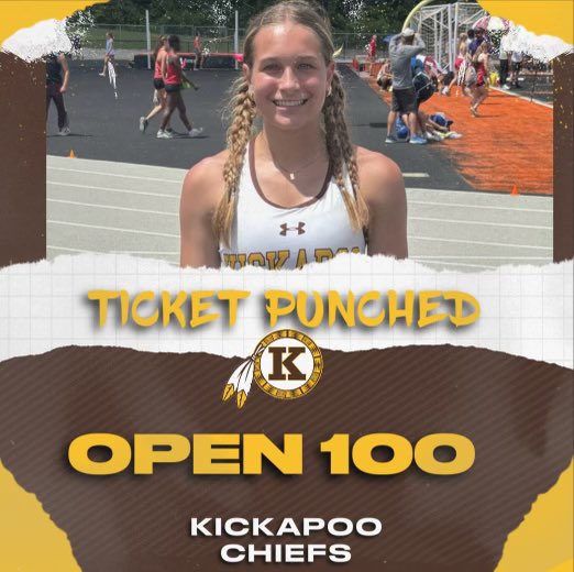 Girls are on the board with Payten Coulter with a big PR and a fourth place finish. STATE BOUND in her first year. Proud of you.