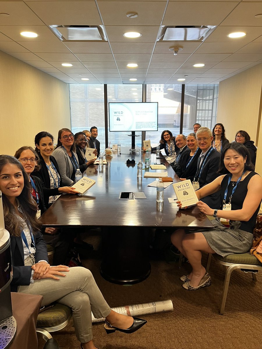 MSAyyalaMD's tweet image. Great #SGIM24 #SGIMBookClub! Discussed⭐️Wild Problems⭐️ by @EconTalker &amp;amp; themes: focus on flourishing, aspire to the good, grow into hope, privilege your principles, and more!  Send us recs for #SGIM25 book club! @SocietyGIM @r_rlevine @GIMMedEdDoc