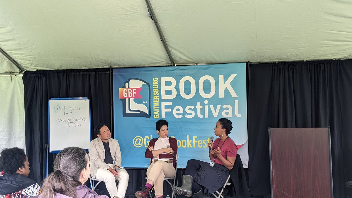 Jessica Claire Haney (@crunchychewy) on Twitter photo Fascinating discussion on the short story collections of <a href="/ShandersWrites/">Shannon Sanders</a> (Company) and Paul Yook (The Have and the Honey) with <a href="/OliverDepp/">Hannah a.m. O Depp</a> at <a href="/GburgBookFest/">Gaithersburg Book Festival</a> #gbf Fascinating discussion on the short story collections of <a href="/ShandersWrites/">Shannon Sanders</a> (Company) and Paul Yook (The Have and the Honey) with <a href="/OliverDepp/">Hannah a.m. O Depp</a> at <a href="/GburgBookFest/">Gaithersburg Book Festival</a> #gbf