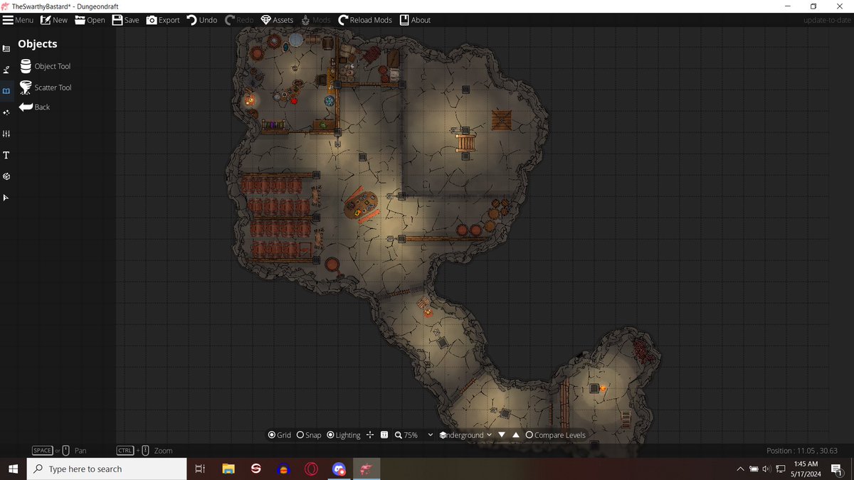 @ttrpgcommunity @WrelPlays Thanks for the space! I’m currently working on a full Goblin with a Fat Ass campaign! I stream the map-making process for it on Tuesdays, and wouldn’t mind tips from more experienced TTRPG peeps! twitch.tv/warbandit111