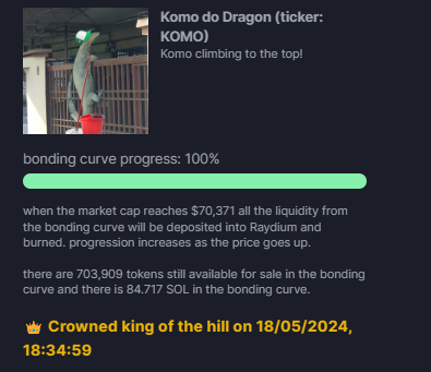 $KOMO Community is strong together!

Straight to raydium!