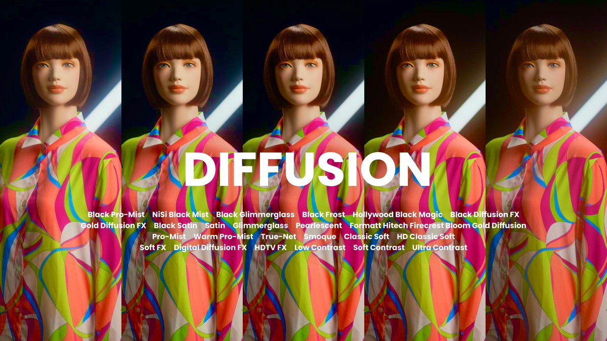 umu_tokyo's tweet photo. #UMUTV
▶︎ フィルター徹底比較!Diffusion篇
2024年5月19日(日)21:30
===
レンズの質感を自由に変える?映像制作に最適な Tiffen、Schneider、NiSi、Formatt Hitech の人気モデル 24 種類の比較を通して、ディフュージョン系のレンズフィルターの効果を検証していきます。 https://t.co/vDYdF9PFcP