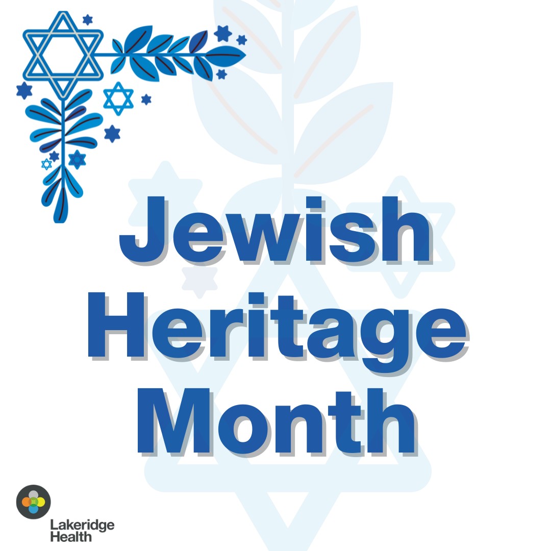 Happy #CanadianJewishHeritageMonth! Let's celebrate the rich culture, heritage & contributions of Jewish people across our nation & worldwide. From art & literature to science & innovation, Jewish communities have an enduring legacy in history. #DurhamRegion #OneSystemBestHealth