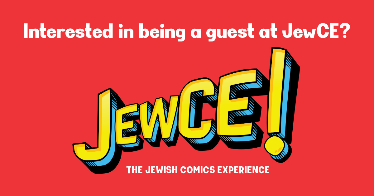 Creators & Speakers! Do you want to be a part of an electrifying celebration of Jewish narratives in comics? Mark your calendars for @JewCE_NYC. We're looking to make JewCE bigger & better than last year, & we want YOU to be a part of it! Register: bit.ly/3W74AAj