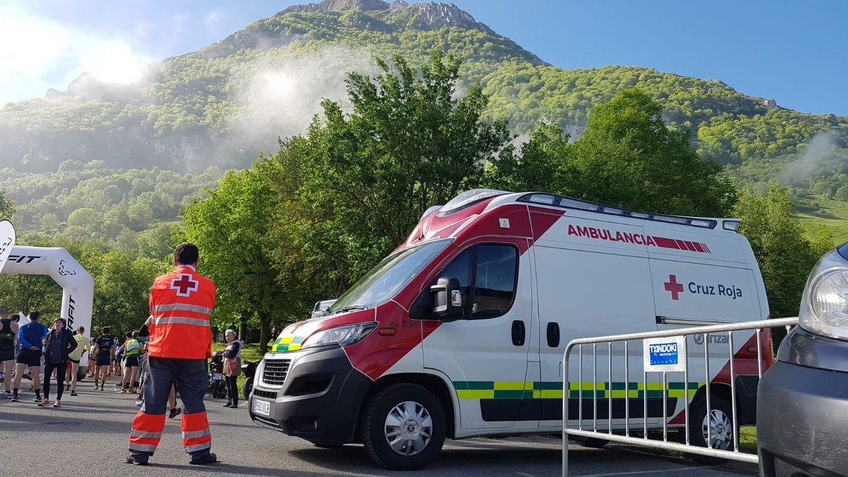 Cruz Roja Goierri (@cruzrojagoierri) on Twitter photo ➡️Gaur, Maiatzak 18, Larraitzen egon gara Mendi lasteketa babesten OBEko anbulantzia batekin.
Txindokiko Kilometro Bertikala
➡️Hoy, 18 de Mayo hemos estado en Larraitz, dando cobertura en una carrera ciclista con 1 ambulancia SVB
<a href="/CruzRojaGip/">Cruz Roja Gipuzkoa</a>
<a href="/Emffvm/">Euskal Mendizale Federazioa EMF-FVM</a>
#txindokikokb ➡️Gaur, Maiatzak 18, Larraitzen egon gara Mendi lasteketa babesten OBEko anbulantzia batekin.
Txindokiko Kilometro Bertikala
➡️Hoy, 18 de Mayo hemos estado en Larraitz, dando cobertura en una carrera ciclista con 1 ambulancia SVB
<a href="/CruzRojaGip/">Cruz Roja Gipuzkoa</a>
<a href="/Emffvm/">Euskal Mendizale Federazioa EMF-FVM</a>
#txindokikokb