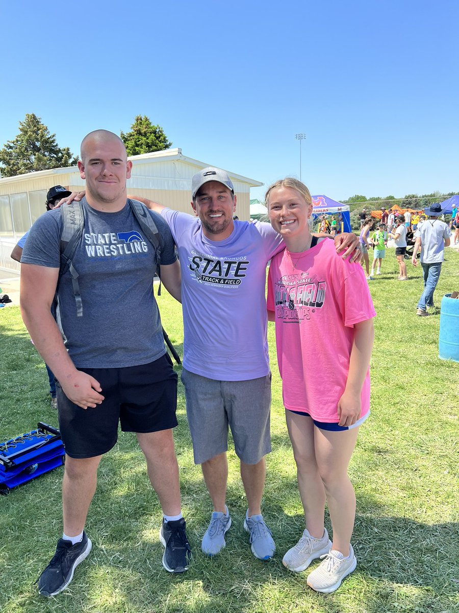 Proud of these two,  and all Bronco throwers this season.  Made big growth and accomplishments this season. Looking forward to the 2025 season! 
#broncoblue <a href="/cpsbroncos/">Centennial School</a>