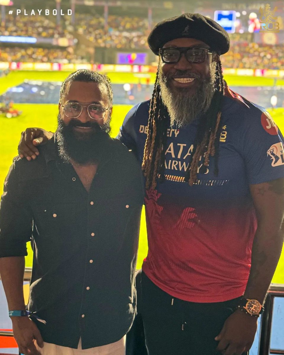 #Chrisgayle AND #Rishabshetty 

#RCBvsCSK