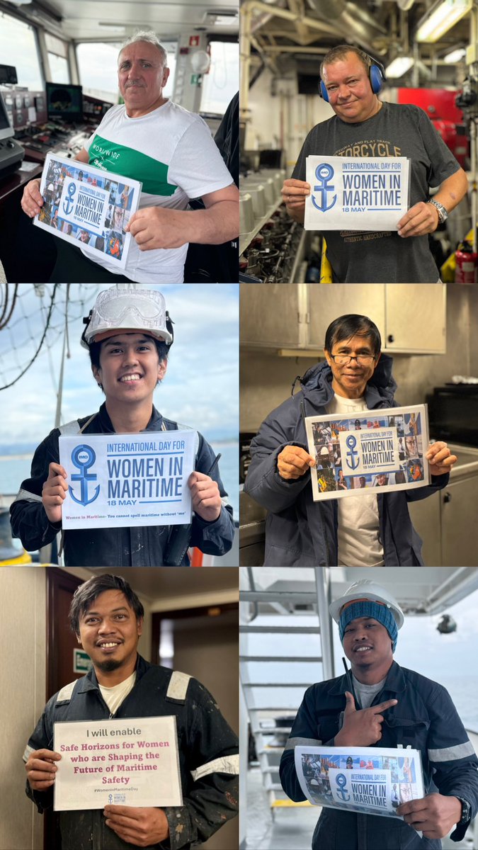 We enjoin the @IMOHQ and the wider #maritime industry in celebration of #WomenInMaritimeDay!

We stand in solidarity to enable safe horizons for women who are shaping the future of maritime safety.

#FortheYouthinMaritime and for all the #WomeninMaritime, we advance! 🔱