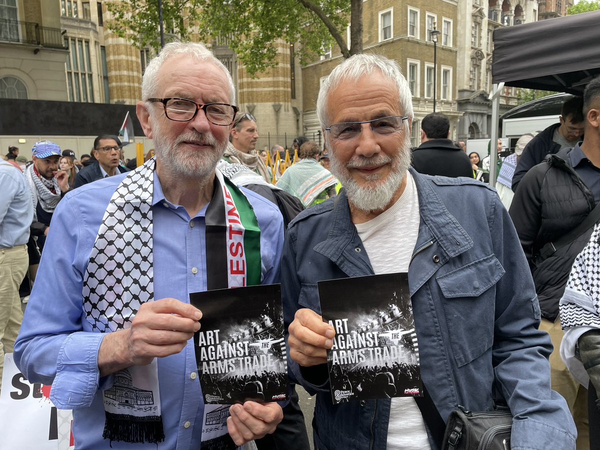Great to see @jeremycorbyn and the legendary @YusufCatStevens endorse our #ArtAgainstTheArmsTrade campaign calling on UK music festivals to cut ties with arms trade sponsorship. ✍️ Add your name: bit.ly/ArtAgainstArms…