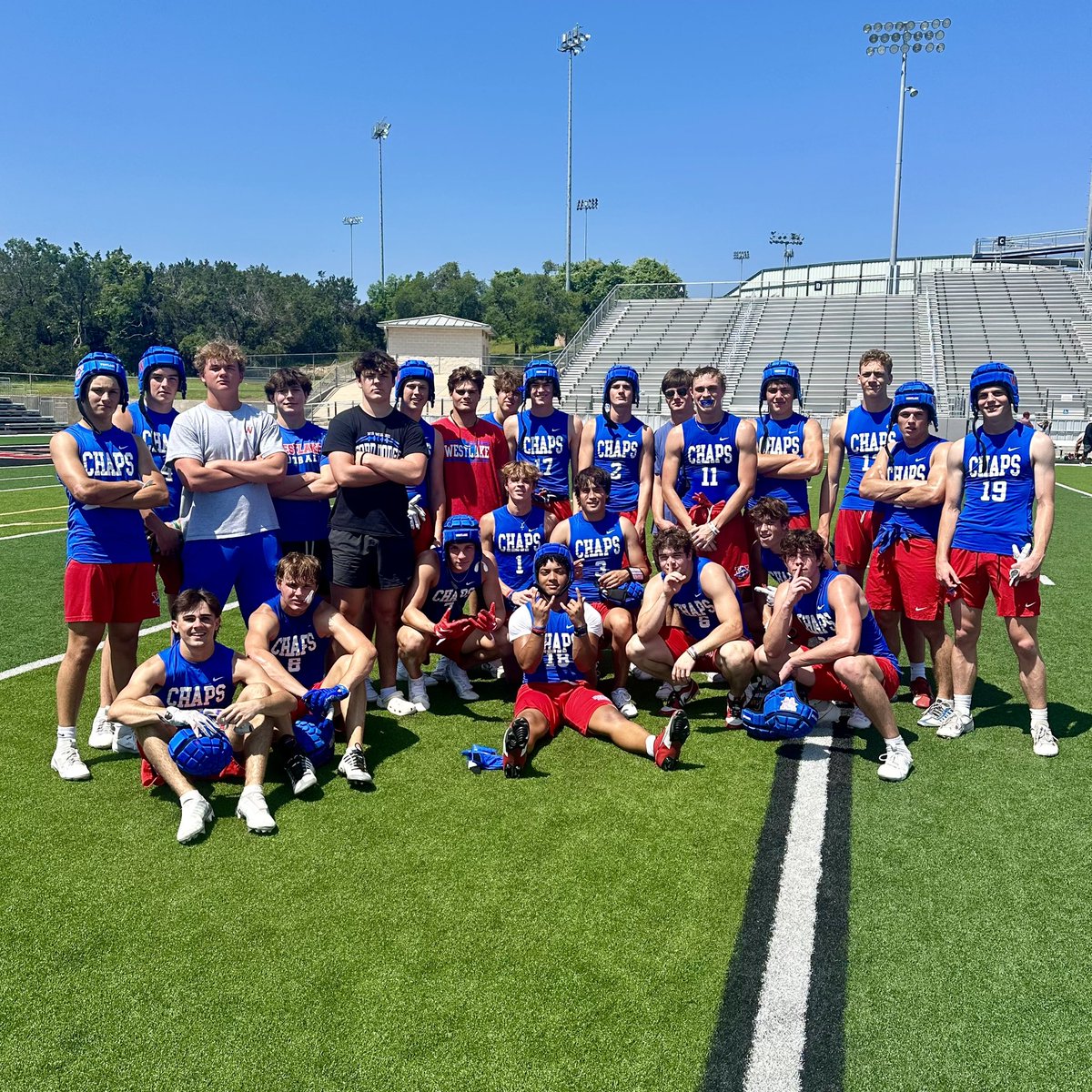 Westlake’s 7v7 team ran the table at the Lake Travis SQT to qualify for the State 7v7 Tournament. The Chaps took down Dripping Springs to win the tournament and lock in their spot at state. #GoChaps