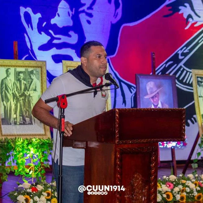 En saludo al 129 aniversario del Natalicio de nuestro General de Hombres y Mujeres Libres Augusto C. Sandino se realiza Congreso Científico con estudiantes de la Universidad en el Campo, Centros Universitarios Regionales y Estudiantes de la Cede León.

#CUUN1914