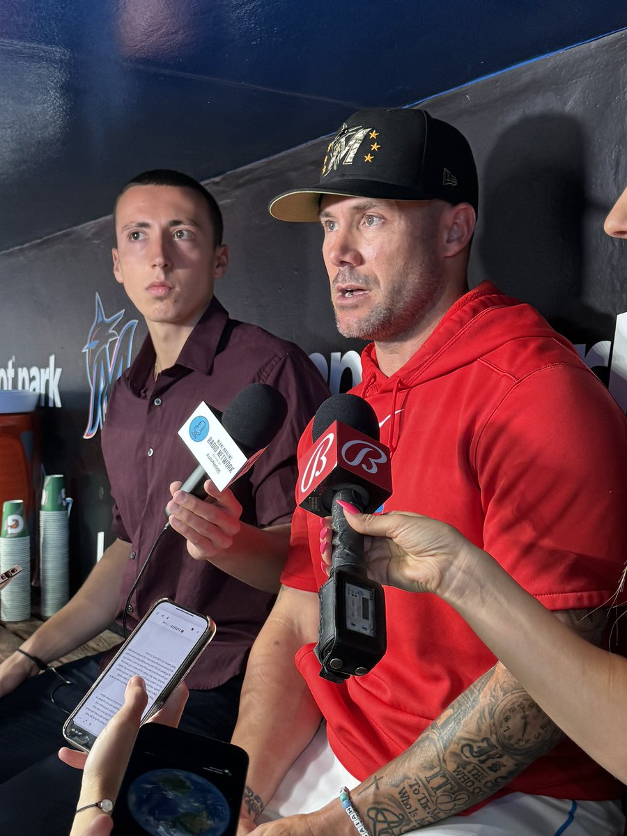 “Pitching is who we are”, Skip Schumaker. 

The Marlins have 28-consecutive scoreless innings, the second-longest scoreless streak in franchise history.