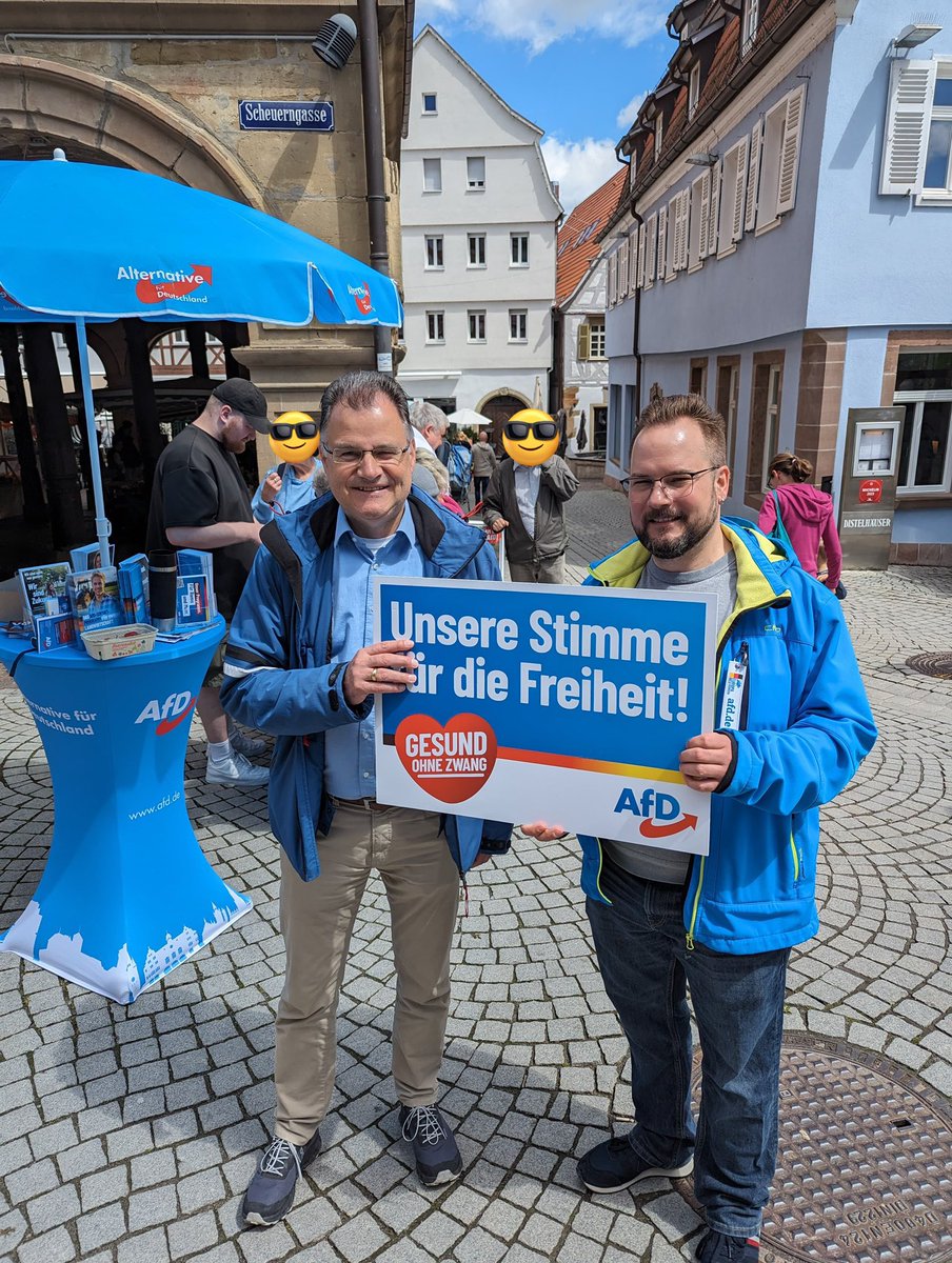 Klasse. Vielen Dank, für Eure Mühe. 
AfD, jetzt erst Recht. 🇩🇪🤝