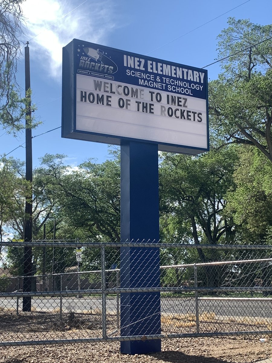 Thank you @ABQschools for our new sign! @APS_Elementary