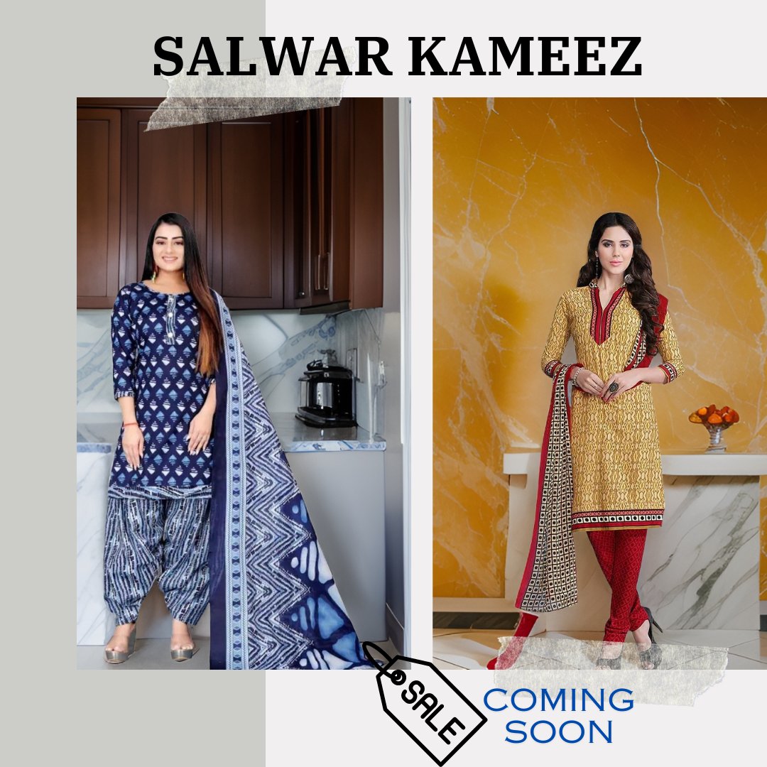 Find the perfect blend of tradition and fashion with our salwar kameez dress materials – great offers available! qrcd.org/4Dbz #SalwarKameezLove #FashionFusion #OnlineOffers #DressMaterialDeals #EthnicElegance