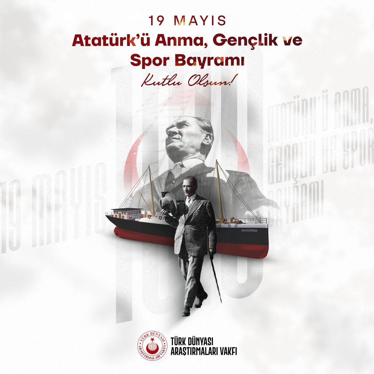 19 Mayıs Atatürk'ü Anma, Gençlik ve Spor Bayramımız Kutlu Olsun! #19Mayıs1919 #Atatürk