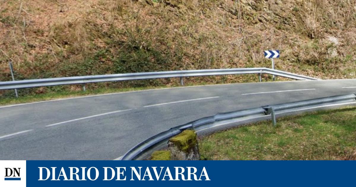 Trasladado un motorista de 26 años tras sufrir una caída en Valcarlos diariodenavarra.es/noticias/navar…