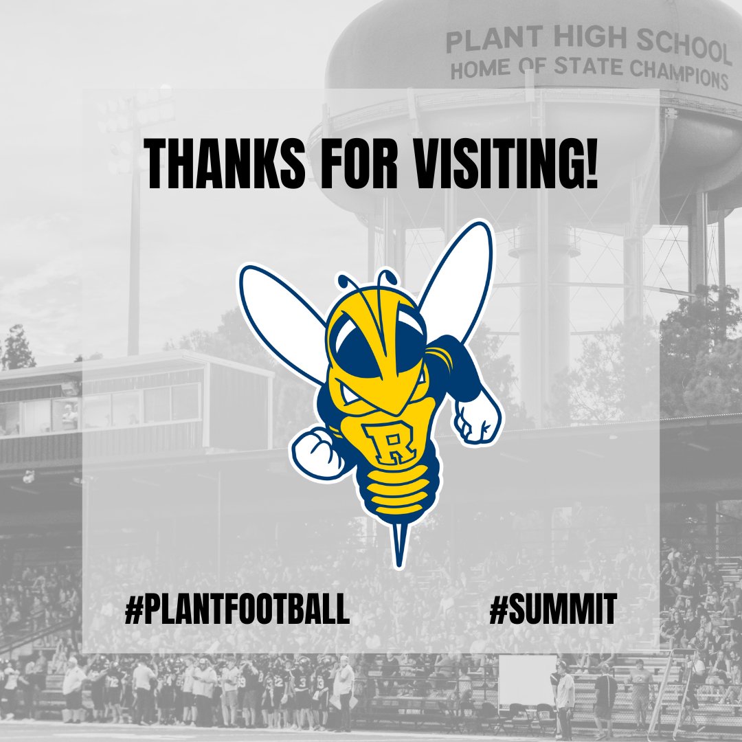 Thank you to coach @chadmartinovich from @UofRFootball for visiting! #Summit #Compete #RecruitPlant