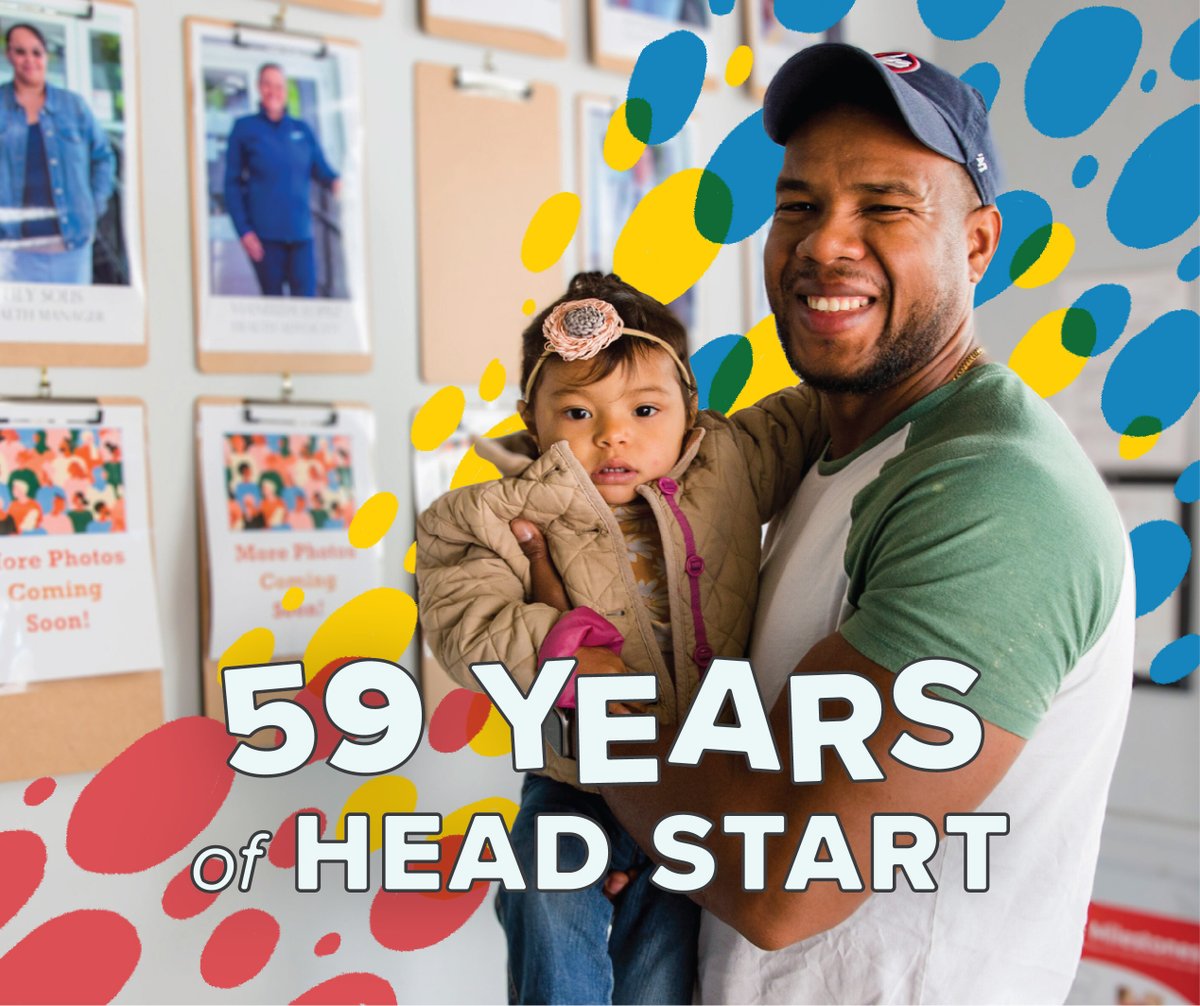 Happy Birthday Head Start! From developmental milestones to facilitating critical health services, for 59 years #HeadStart has helped transform the lives of MORE than 40 million children and their families nationwide.  

ow.ly/68zh50RFIR1