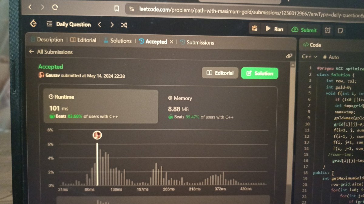 GauravShahi_'s tweet image. Day 12 of #100DaysodCode Learned some more things about GitHub. Gotta admit that it's preety cool 👍
plus solved some basic or easy questions 🙋on LeetCode further more experienced some basic exercises on container classes in Cpp ...