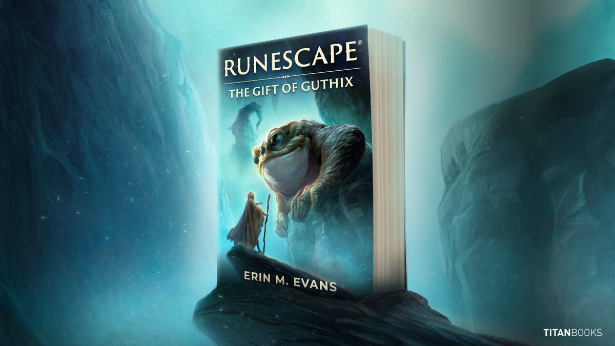 Lorehounds & bookworms unite!! 📖 

RuneScape: The Gift of Guthix is out NOW 🥳 The first of 3 new novels from @titanbooks & penned by @erinmevans, The Gift of Guthix tells an epic tale of magic, war & betrayal.

📌 Find yours from local bookstores here: rs.game/GiftofGuthix20…