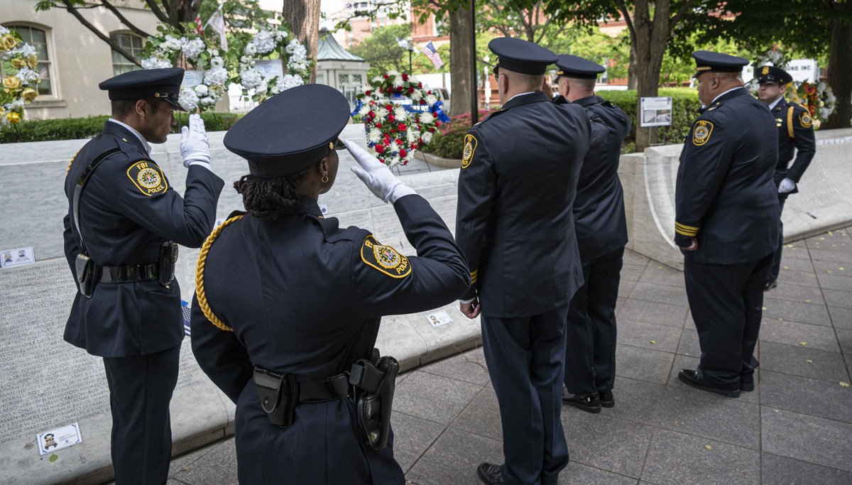 Even as National Police Week comes to an end, we will continue to honor the men and women who swore an oath to protect and serve and made the ultimate sacrifice. Read more about Police Week 2024: fbi.gov/news/stories/f…