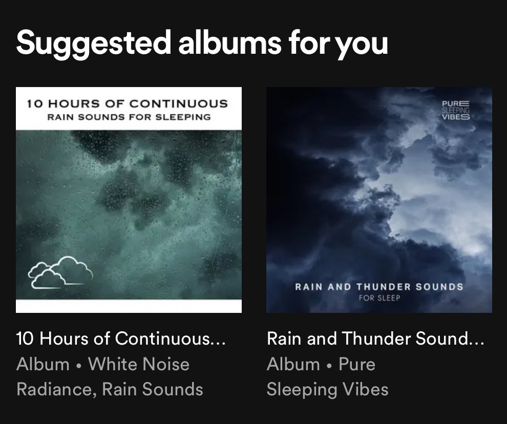 who needs a dj or a functional music media when the spotify algo hooks me up with all the coolest new releases