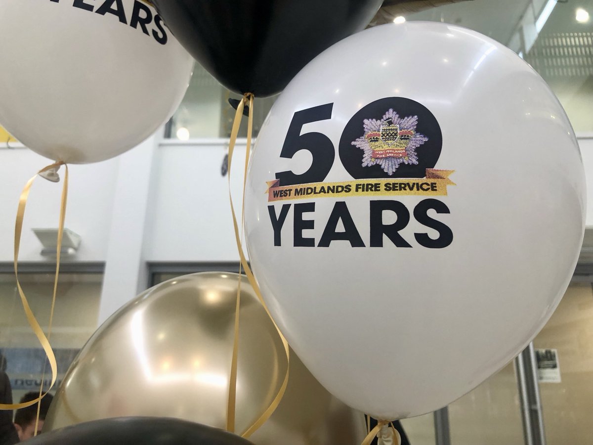 This summer, we have five 50th anniversary open days taking place across the West Midlands. Sunday 21 July @WMFSWardEnd Saturday 27 July @WMFSStourbridge Saturday 3 August @WMFSFallingsP Sunday 11 August @WMFSWoodgate Sunday 1 September @WMFSCoventry See you there! 👋🚒
