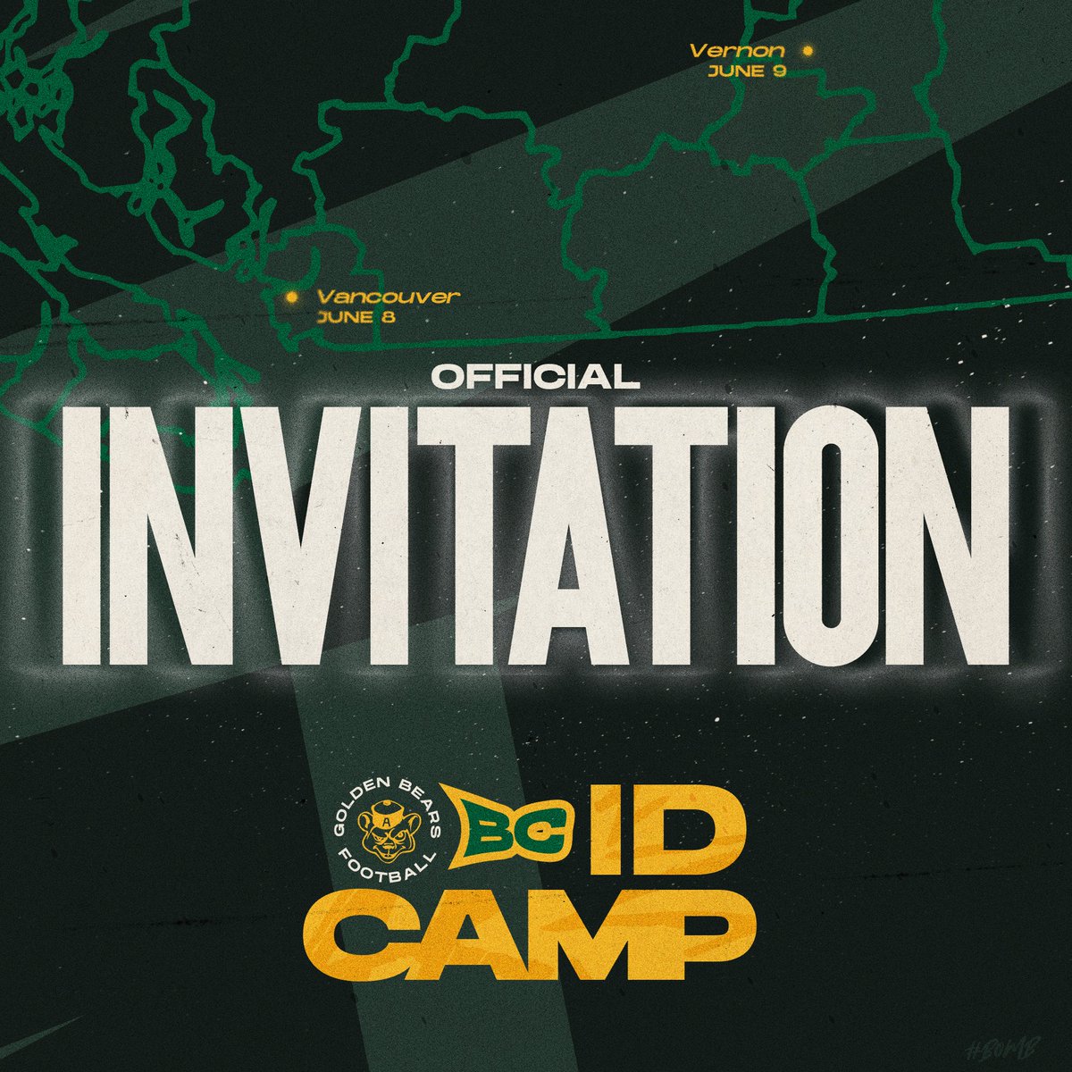 Thank you for the invite, looking forward to the opportunity.
@UACoachMorris 
<a href="/UABearsFootball/">University of Alberta Football</a>