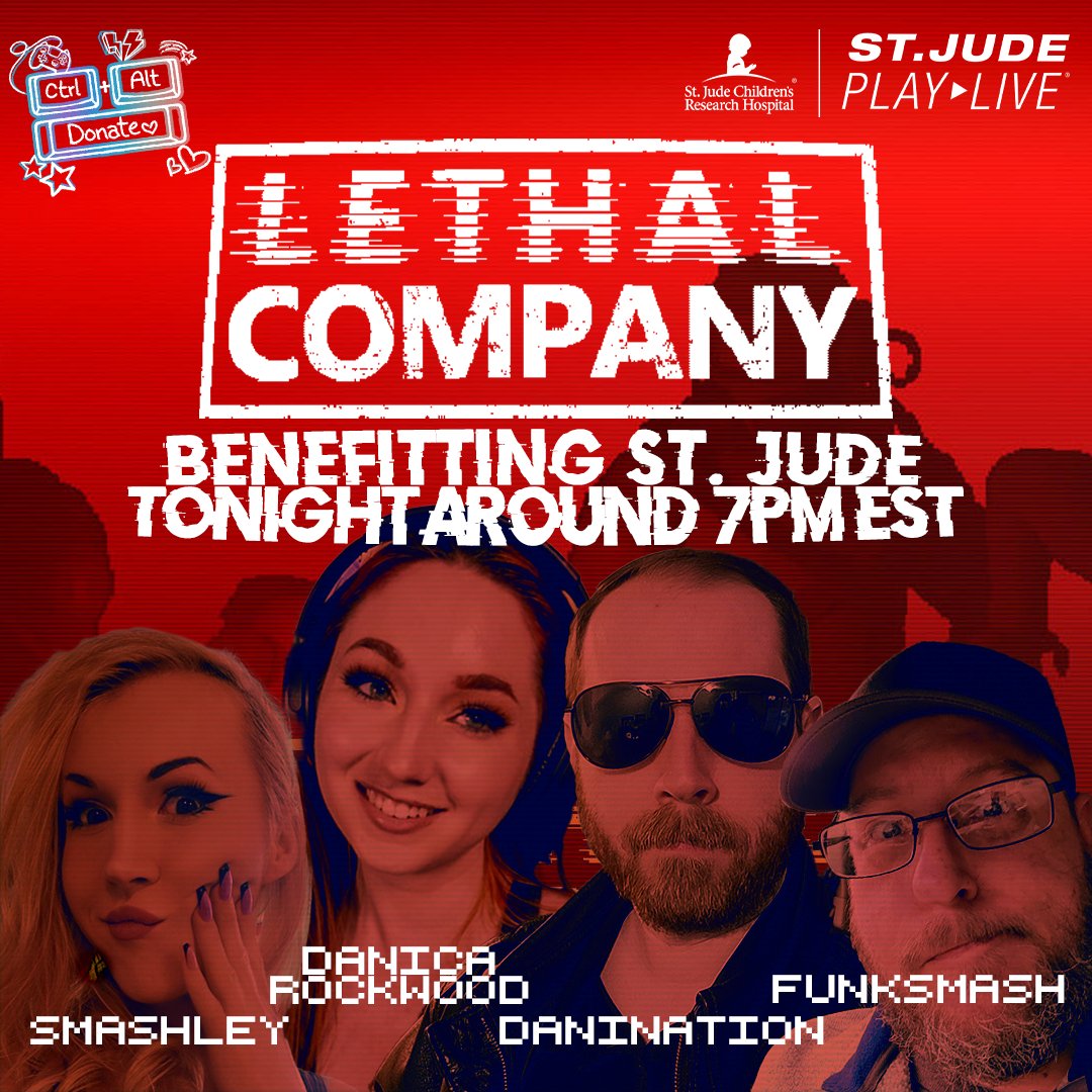 Today is going to be the wildest stream I've ever done. Kitty French Maid cosplay, Deadpool mask, horrible food and drinks and so much more for donations to <a href="/StJudePLAYLIVE/">St. Jude PLAY LIVE</a> ! Going live now and later tonight, we have a collab with some of the best people I know.