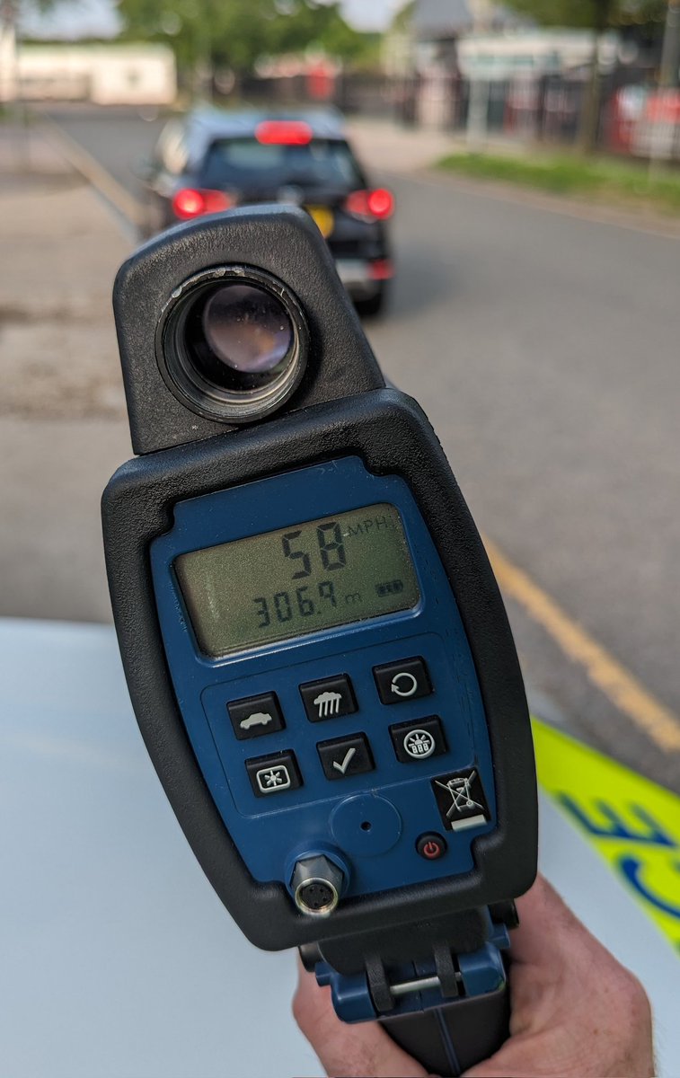 RP22 - Gunnels Wood Road, Stevenage. These 3 vehicles were all clocked well in excess of the 40mph posted limit and have been reported for the offence of speeding. 412989 412987 #fatal5 #slowdown