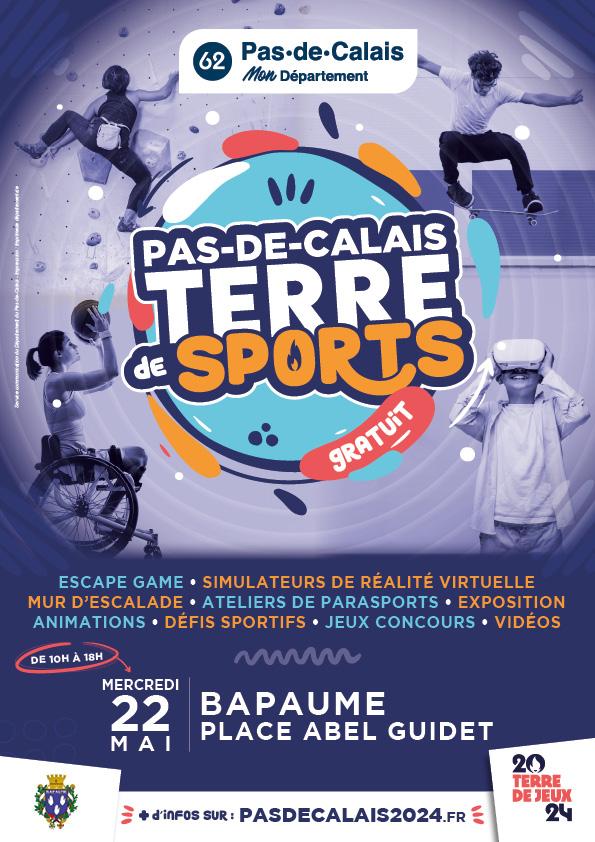 pasdecalais62's tweet photo. 🤩 #Paris2024🥇 Célébrez @Paris2024 lors de la tournée du 𝐕𝐢𝐥𝐥𝐚𝐠𝐞 𝐢𝐭𝐢𝐧𝐞́𝐫𝐚𝐧𝐭 "#𝐏𝐚𝐬𝐝𝐞𝐂𝐚𝐥𝐚𝐢𝐬, 𝐓𝐞𝐫𝐫𝐞 𝐝𝐞 𝐬𝐩𝐨𝐫𝐭𝐬" ces 22 mai à #Bapaume et 25 mai à #Étaples 👉des animations sportives, culturelles et festives gratuites ℹ️ https://t.co/hUTcugDleD https://t.co/k5eGoFh8Ew