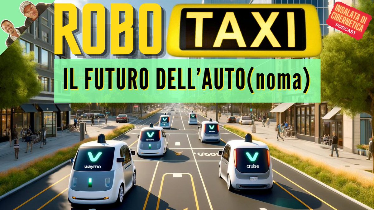 InsalataDC's tweet photo. Podcast live!

Ep6: Rivoluzione #Robotaxi, il futuro del trasporto autonomo. #tesla #waymo #cruise #baidu #zoox

https://t.co/DvbsWodqSy https://t.co/AhSxak1cFI