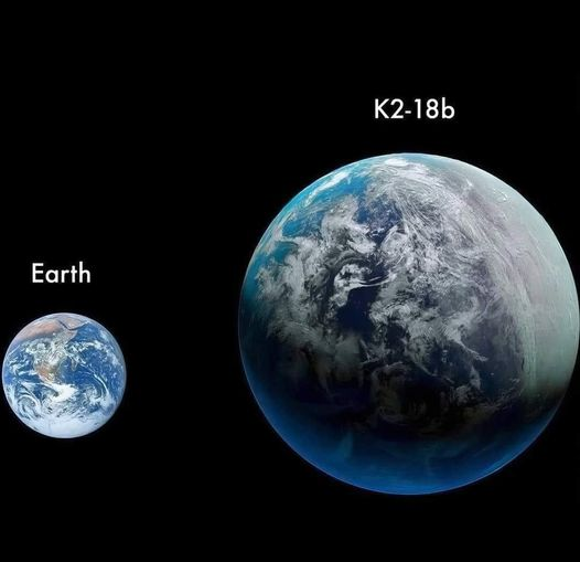 ΕΦΥΓΑ !!!!

This is K2-18b, a potentially habitable planet covered with oceans and about 2.6 times the size of Earth. 
JWST has just detected carbon dioxide and methane in its atmosphere which can only be produced by living beings.