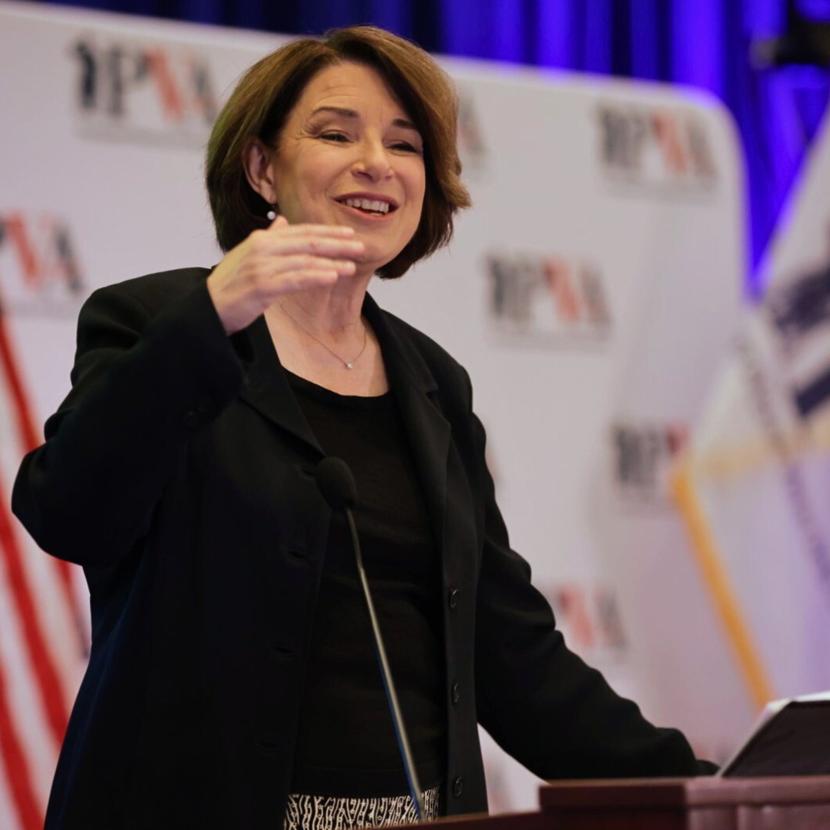 Ending our Annual Convention on a high note! 🌟 We were honored that @SenAmyKlobuchar, the FIRST woman to represent MN in the U.S. Senate, helped us wrap up a week of collaboration and #PushingAccessForward. Reply to join us in thanking her for being an ally to #Veterans 🇺🇸