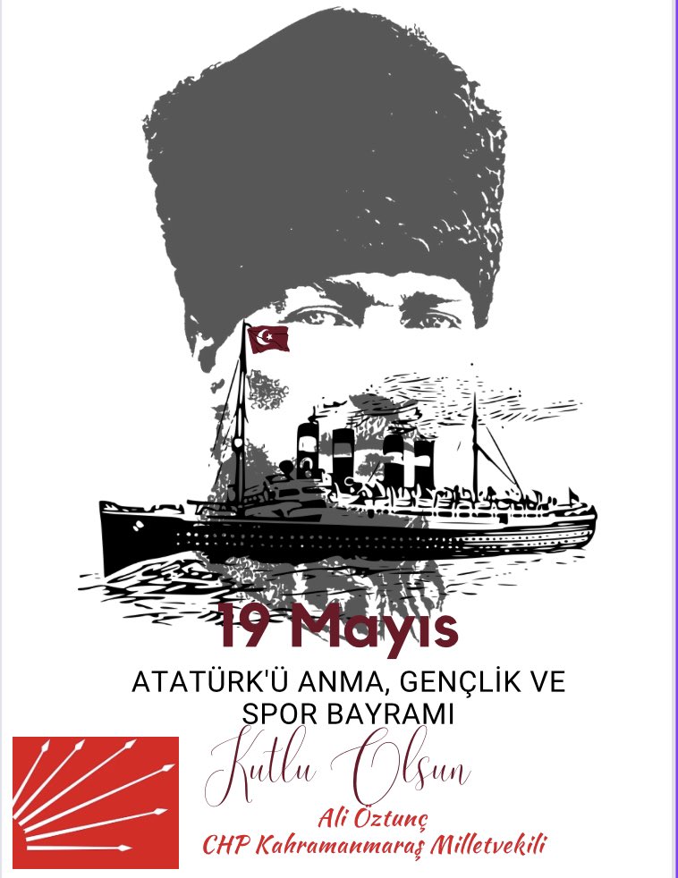 19 Mayıs 1919'da Samsun’da yanan bağımsızlık meşalemiz 105 yaşında #19MayısAtatürküAnmaGençlikveSporBayramımızı kutluyor, Türkiye Cumhuriyeti’ni kuran Gazi Mustafa Kemal Atatürk ve tüm silah arkadaşlarını saygıyla, rahmetle anıyorum. Ruhları şâd olsun. #19Mayıs1919