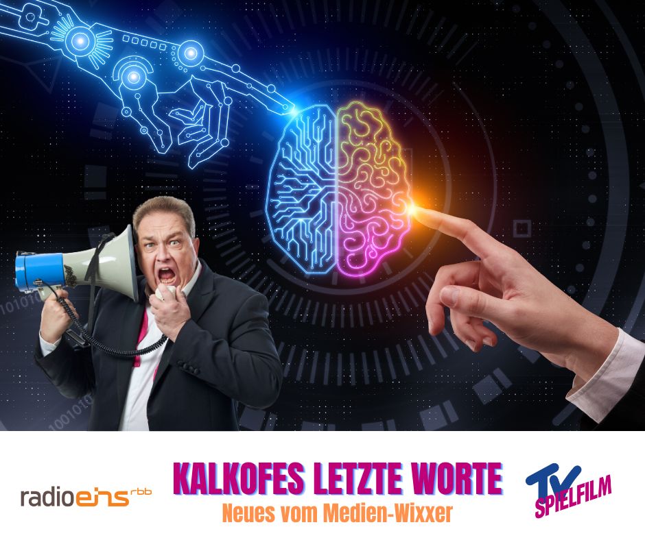 Zwischendurch mal wieder was zum Hören! 🎧 ➡️ buff.ly/44RfNr8 Damit Ihr wisst, wie sich die #KI inzwischen so weiterentwickelt... KÜNSTLICHKEITEN UNTER SICH #Mattscheibe #KalkofesLetzteWorte @tvspielfilm #radioeins