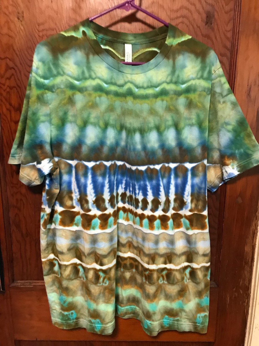 lisamarie552's tweet image. Both size large Bella canvas brand unisex shirts. Dyed with dharma procion dye  35 ea including shipping deals on multiple shirt orders #Icedye #tiedye   #wearableart