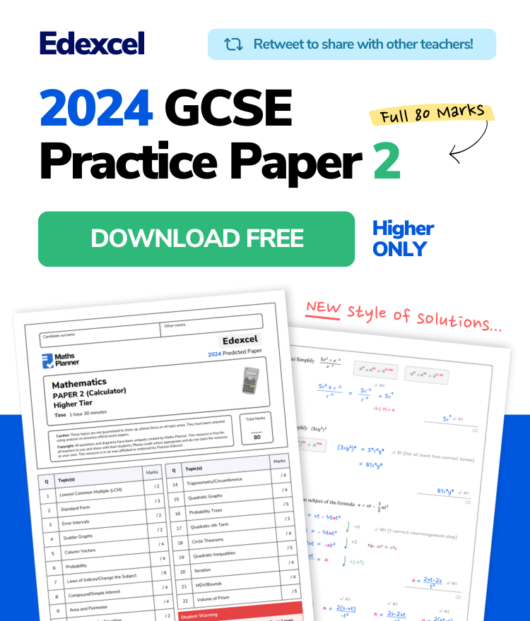 Maths Planner tweet media