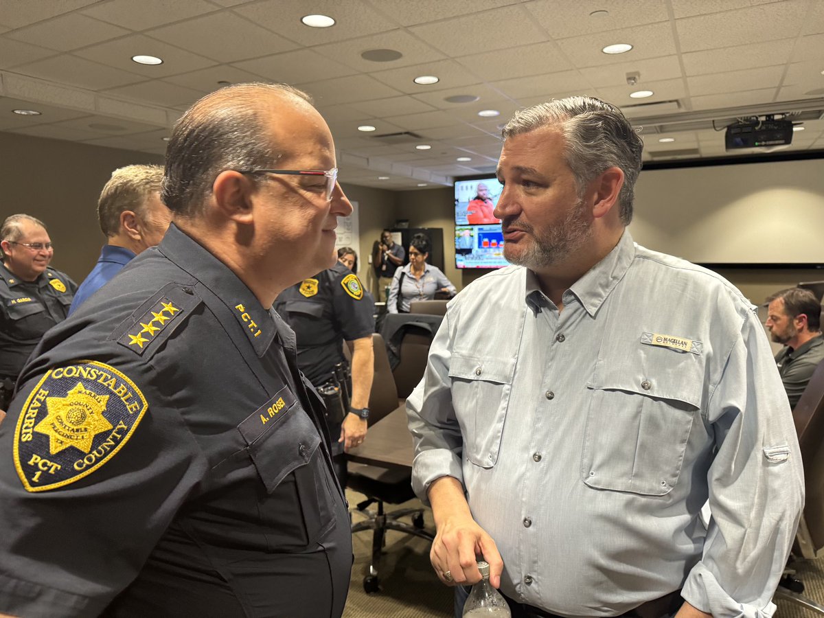 Great to visit the command center in Houston following the storms yesterday. I had productive conversations with the @houmayor and other local officials to see how the city can quickly recover from the storms. We will be using every local, state, and federal avenue at our