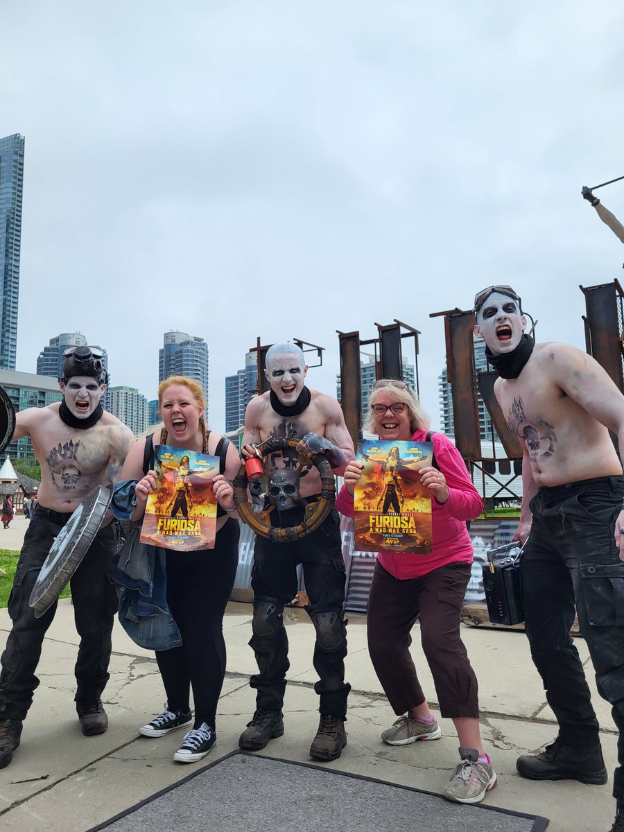Saw the WAR BOYS!!! <a href="/WarnerBrosCA/">Warner Bros. Canada</a> #furiosa