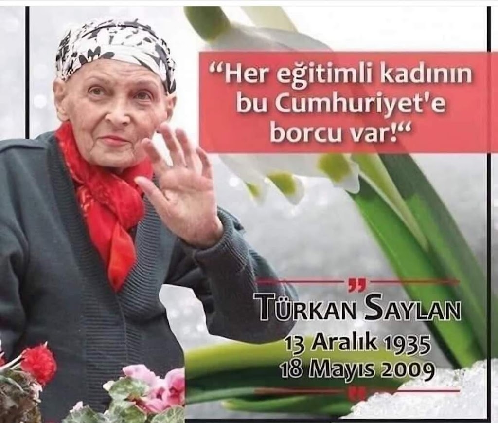 'Hayat sana teşekkür ederim, bana güzel işler işler yapma gücü verdiğin için!' Türkan SAYLAN 🙏❤️ #TürkanSaylan anısına kurucusu olduğu Çağdaş Yaşamı Destekleme Derneği'ni yaşatalım. Yarın değil hemen şimdi destek verelim. Kız çocuklarına umut olalım. cydd.org.tr