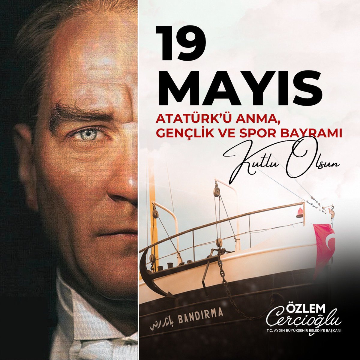 19 Mayıs Atatürk'ü Anma, Gençlik ve Spor Bayramı'nda Ata’mızın emaneti olan gençlerimizin aydınlık yarınlara umutla baktığı bir gelecek diliyorum. 

Gençler! Kaldırılmayan mülakatların karşısında olacağız. Yazılı sınavlarda yüksek puanlar alıp mülakatta haksız yere elenen